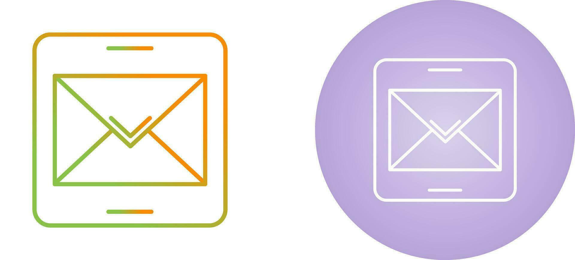 icono de vector de correo