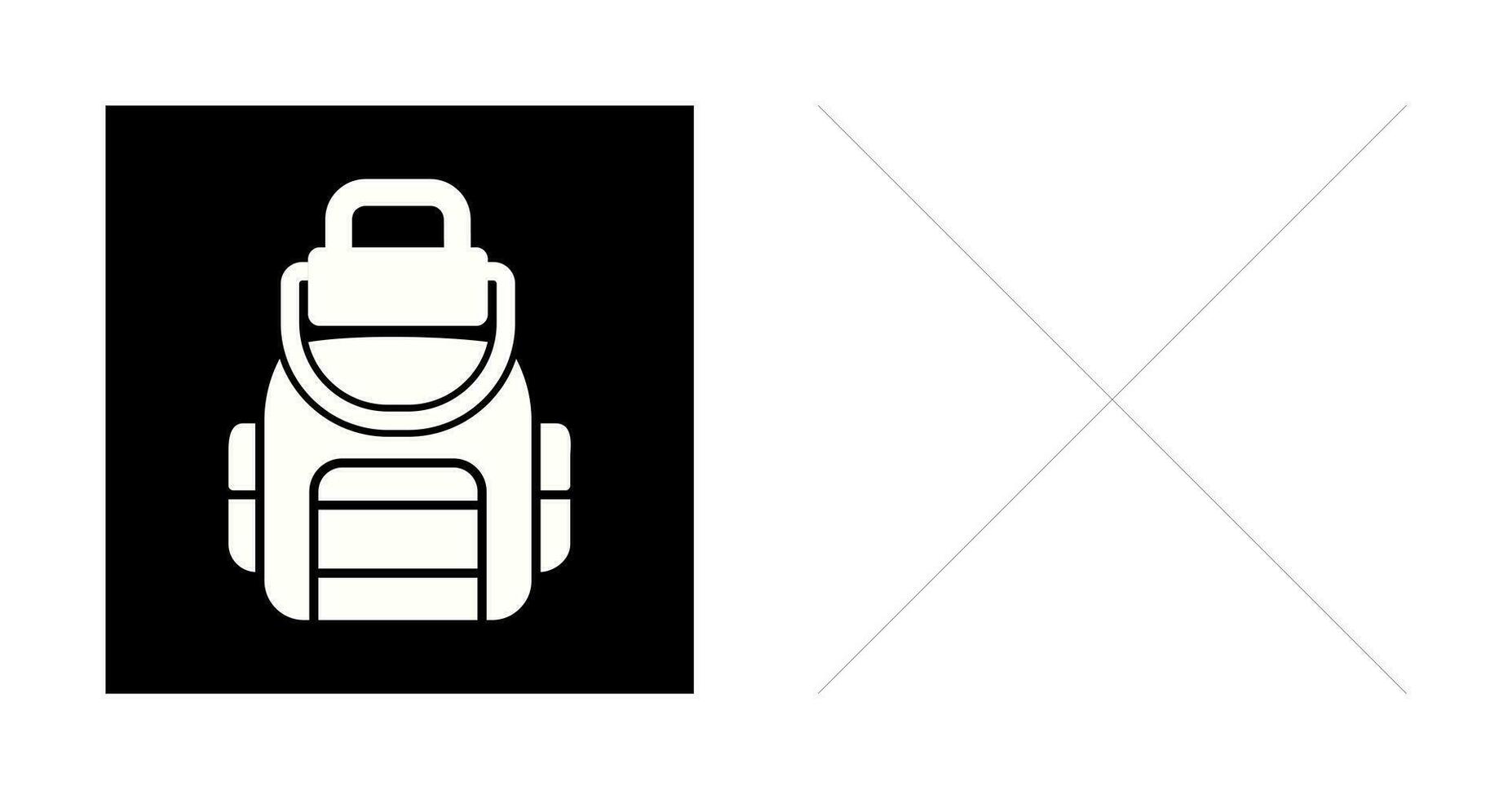 Backpack Vector Icon
