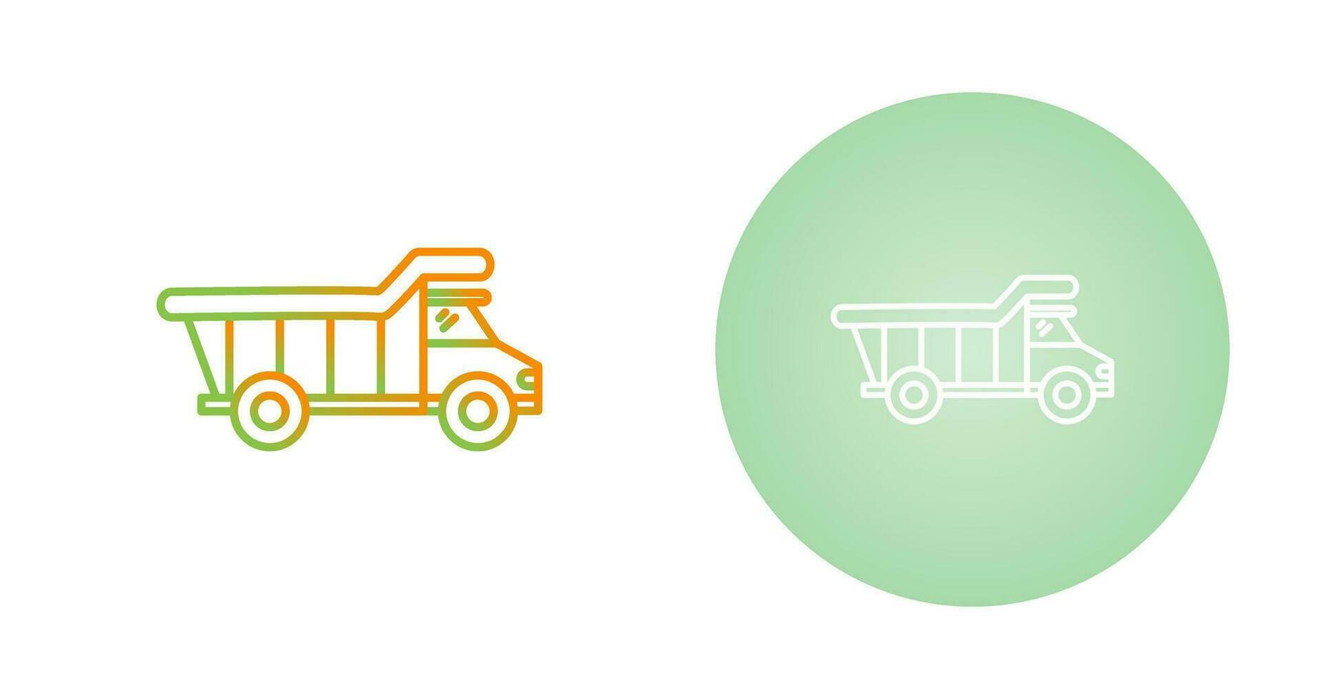 Dump Truck Vector Icon