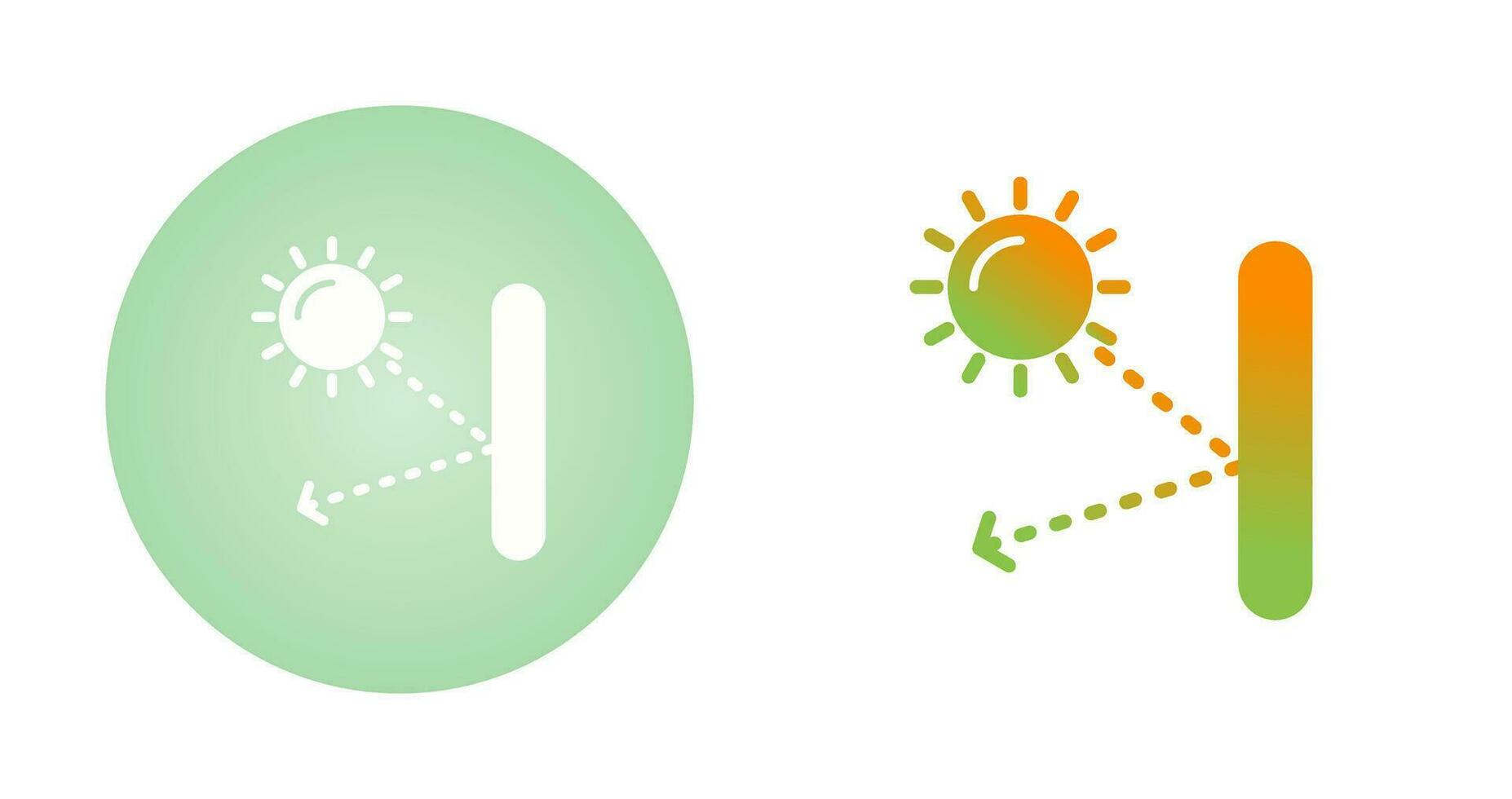 Specular Reflection Vector Icon