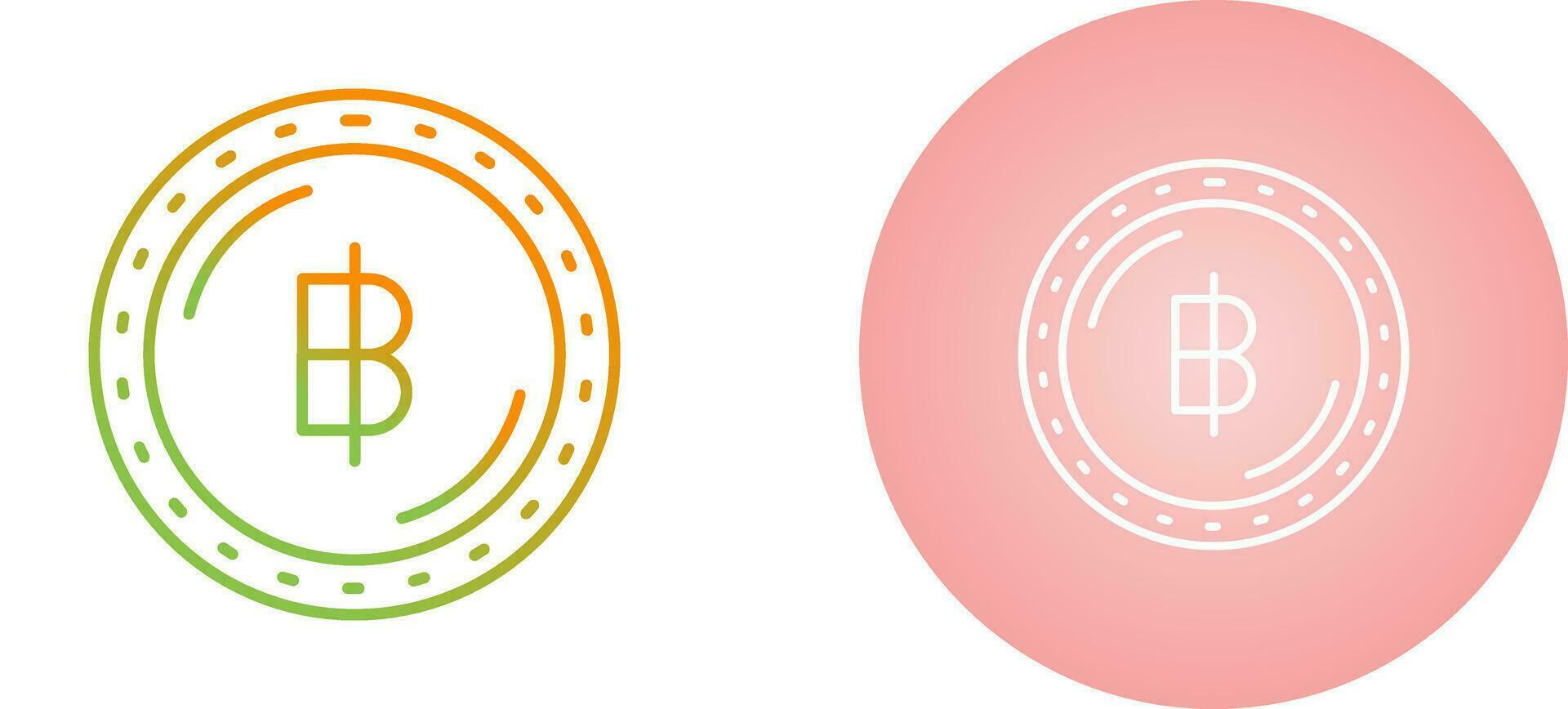 Baht Currency Vector Icon