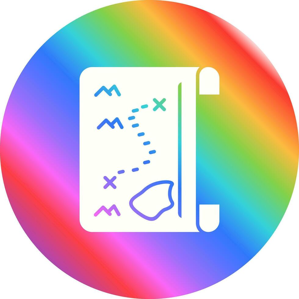 Pirate Map Vector Icon