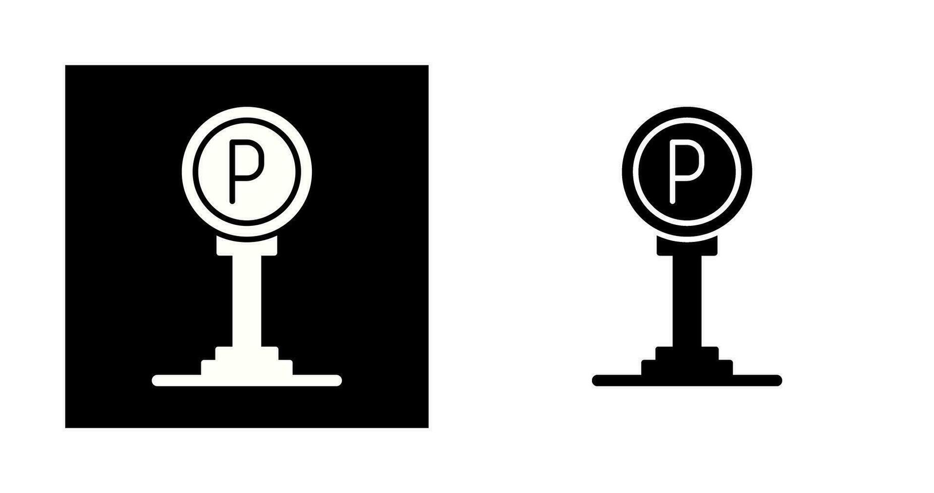 Parking Sign Vector Icon