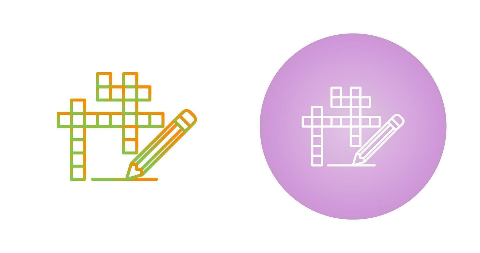 Crossword Vector Icon