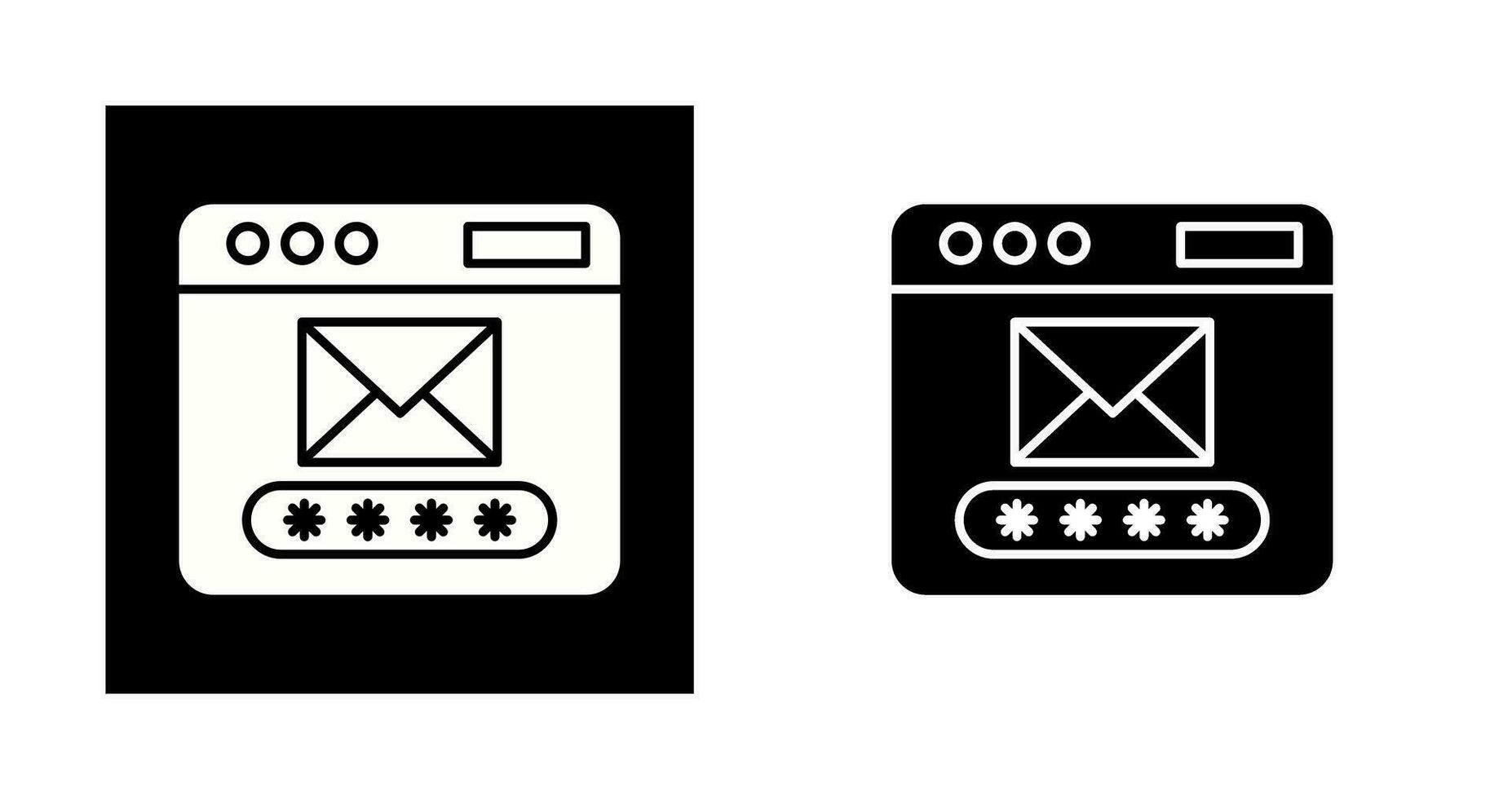 Mail Code Vector Icon