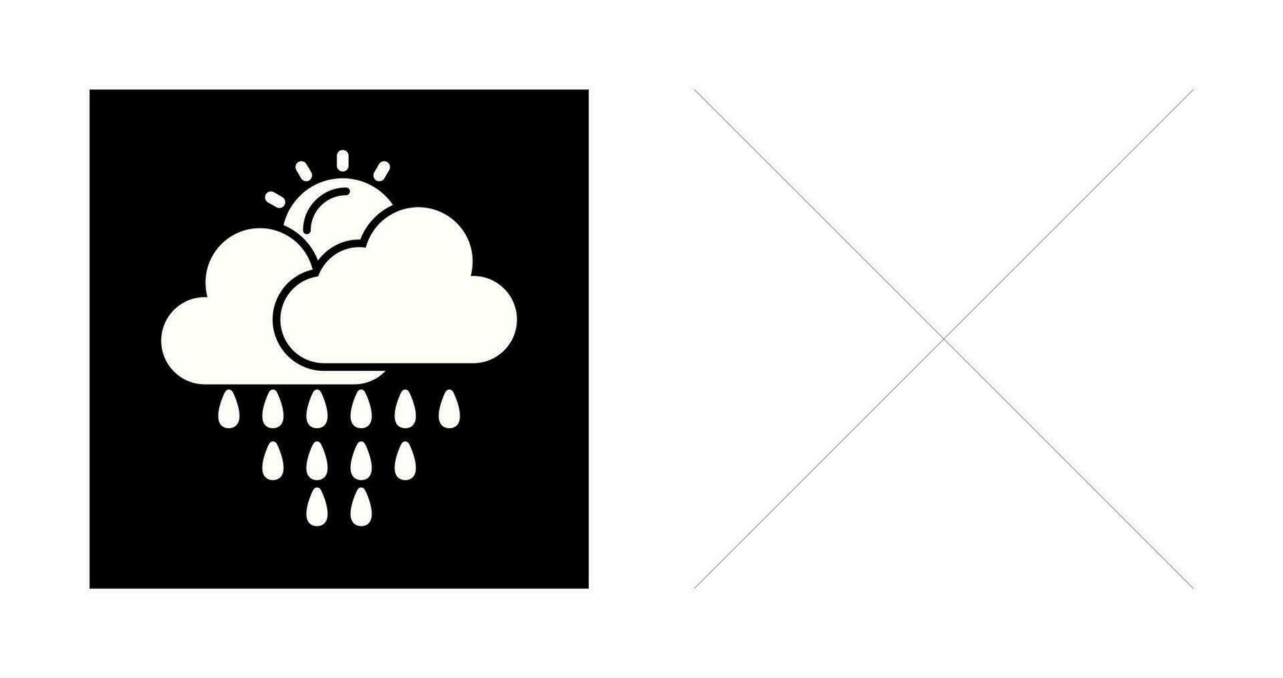 Rain Vector Icon