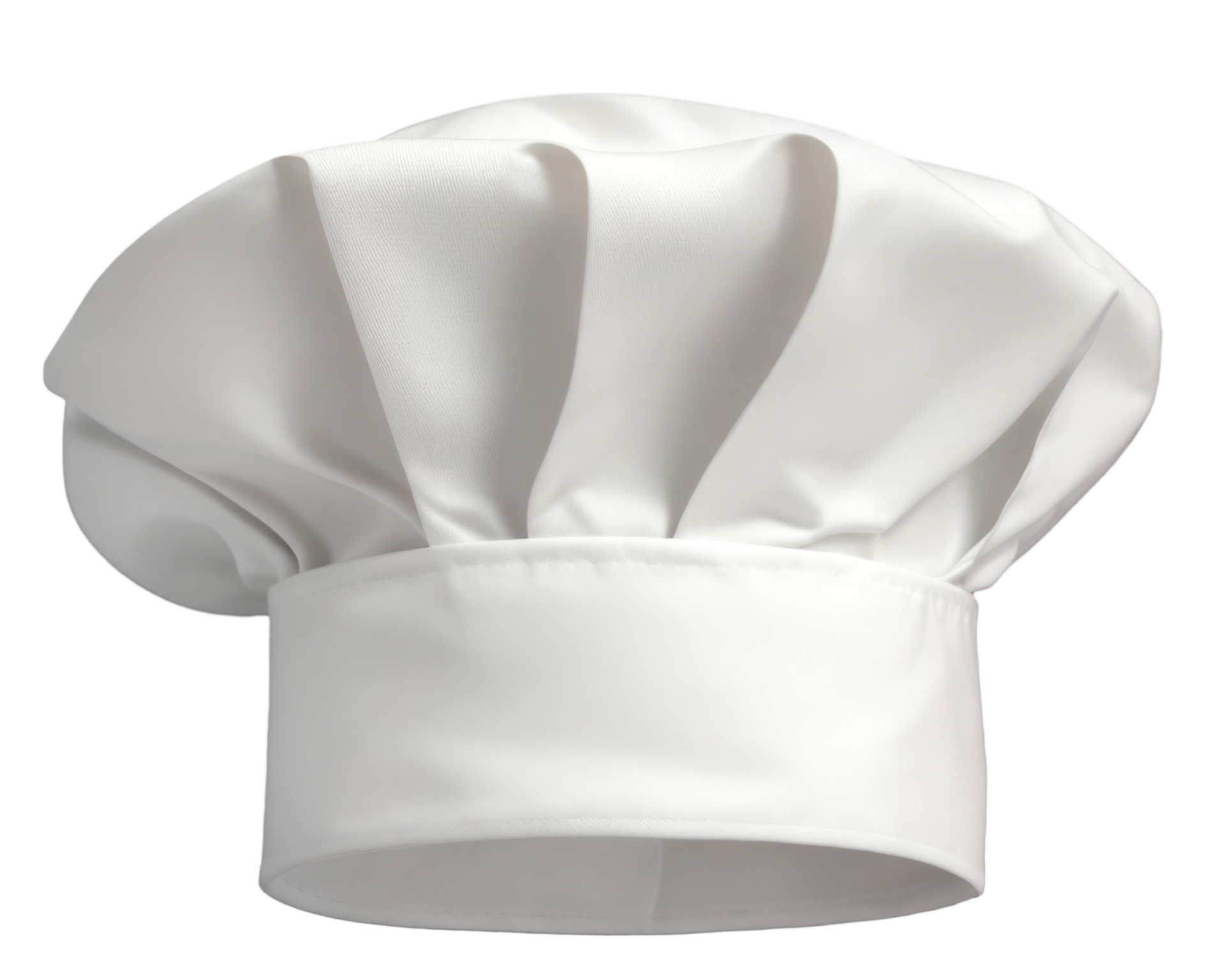 Chef hat isolated on transparent background. White cooks cap. AI ...