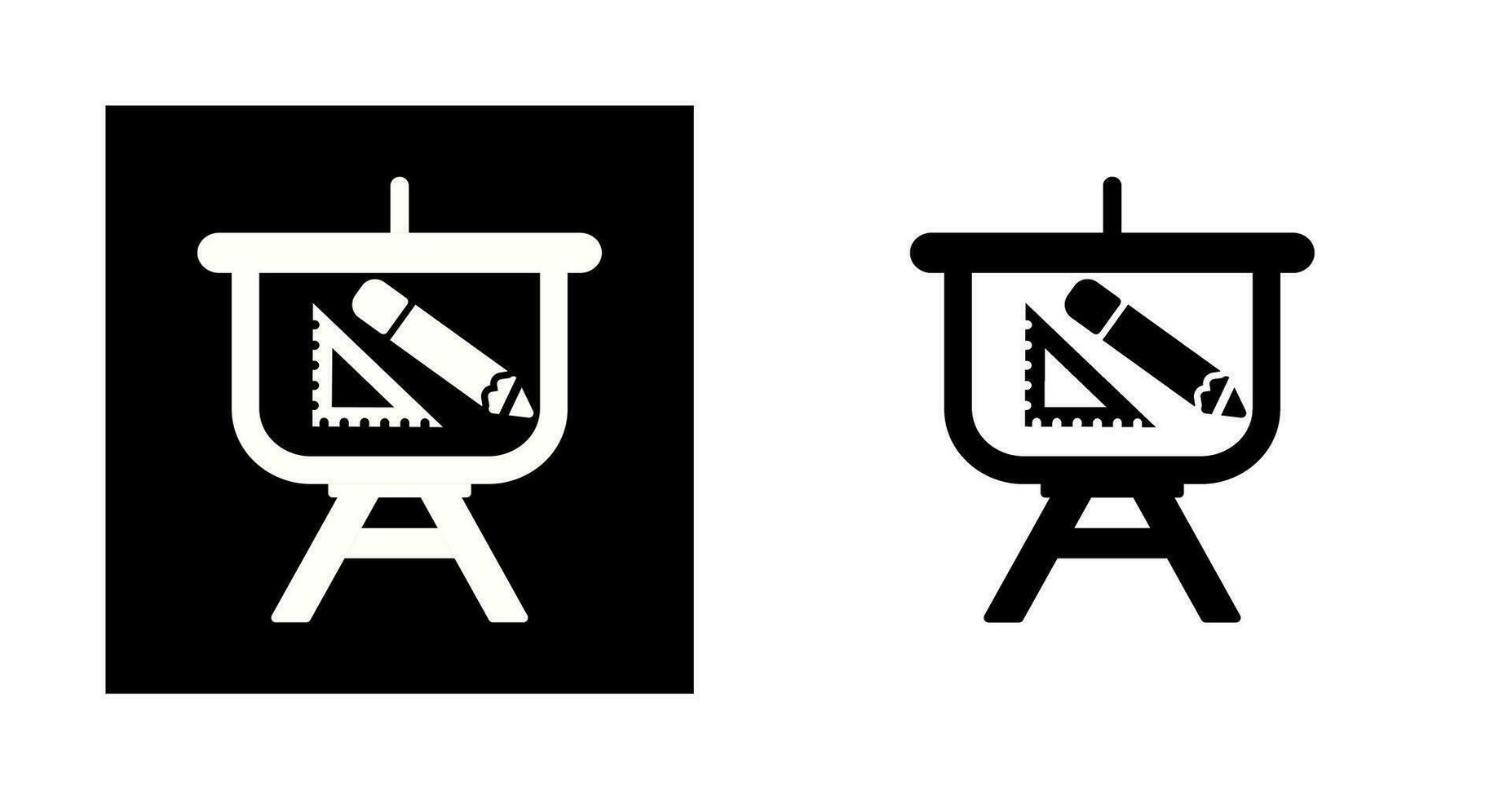 Designing Presentation Vector Icon