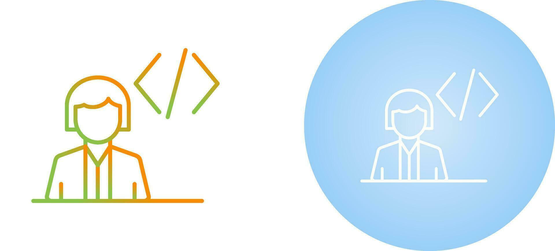 Programmer Vector Icon