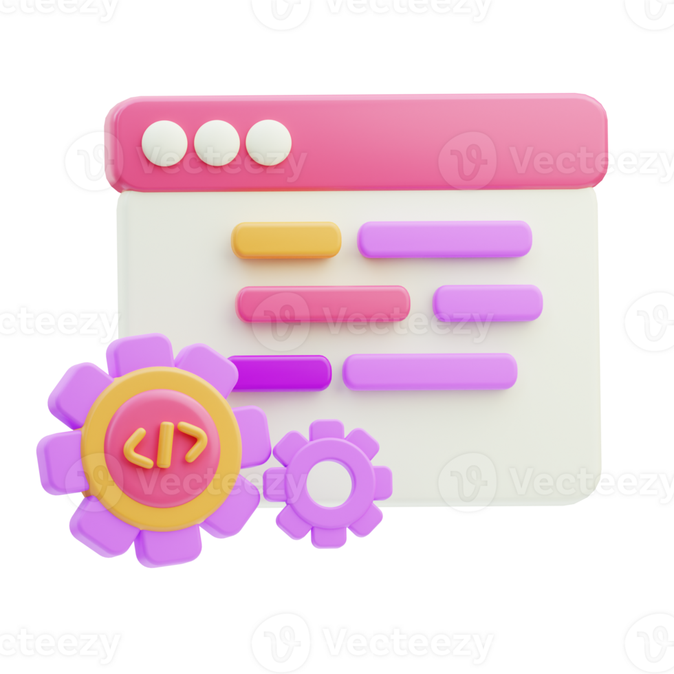Configuration 3D Illustration png