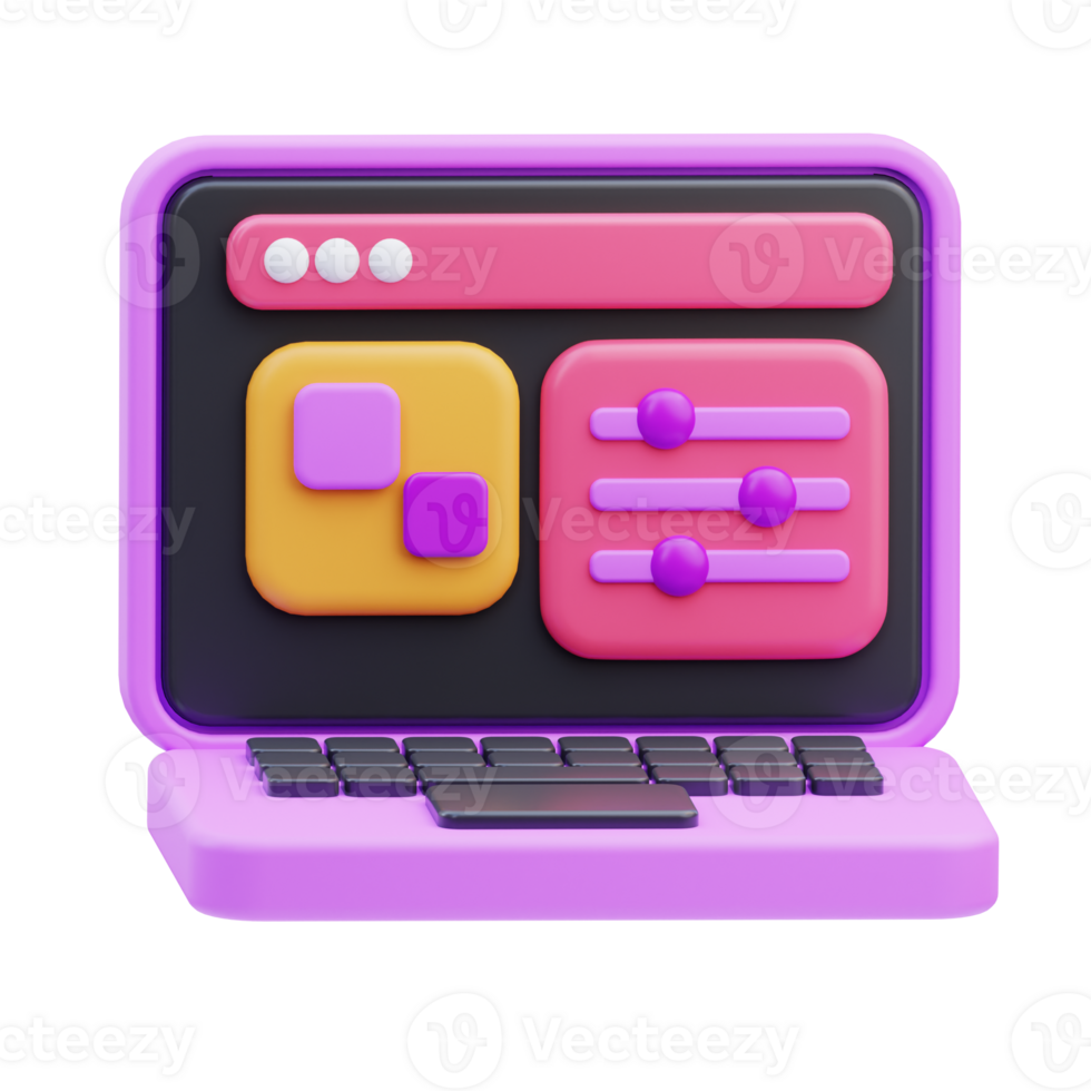 Setting 3D Illustration png