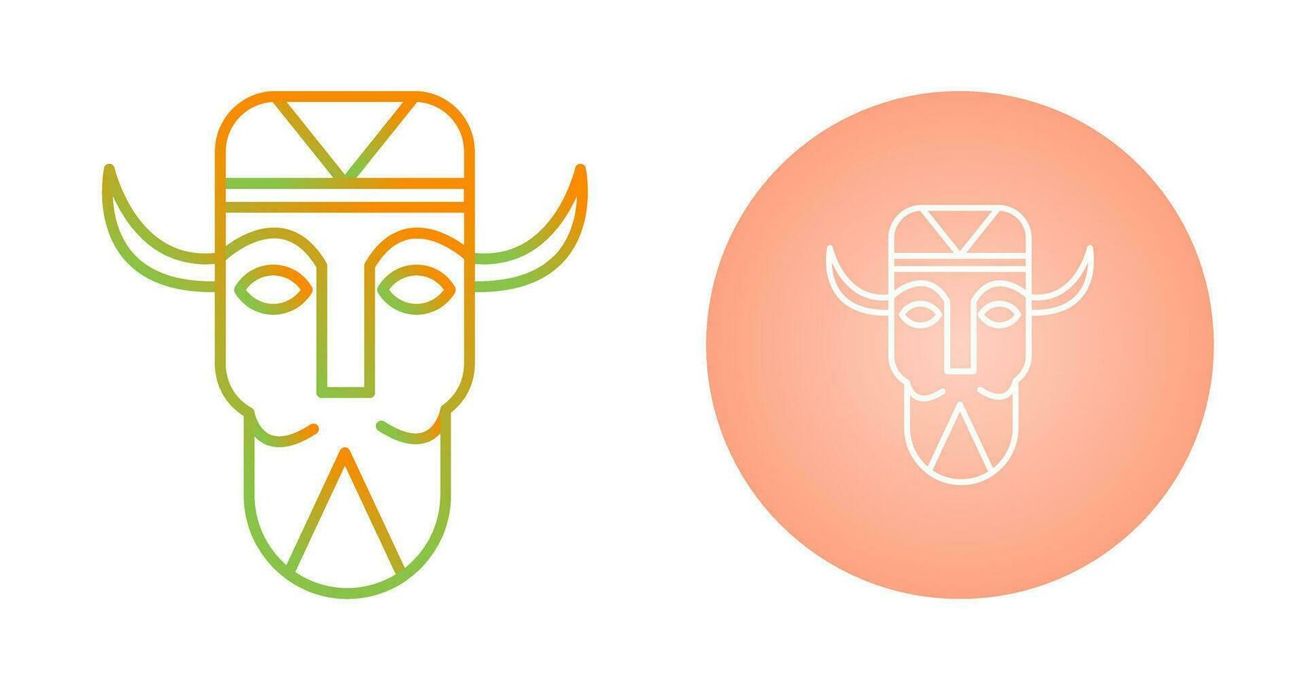 African Mask Vector Icon