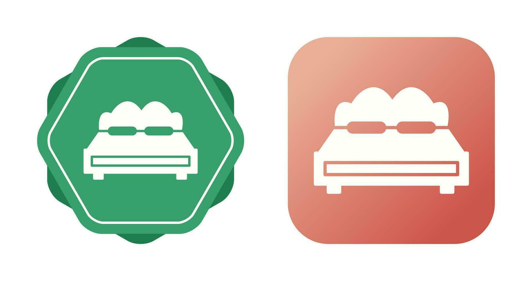 Double Bed Vector Icon