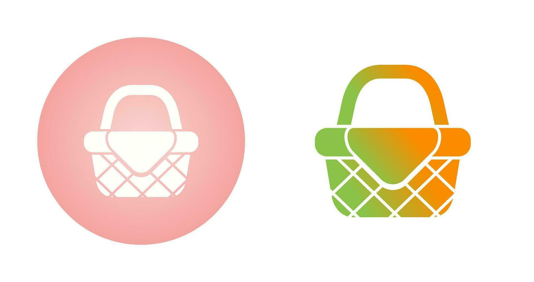 Picnic Basket Vector Icon