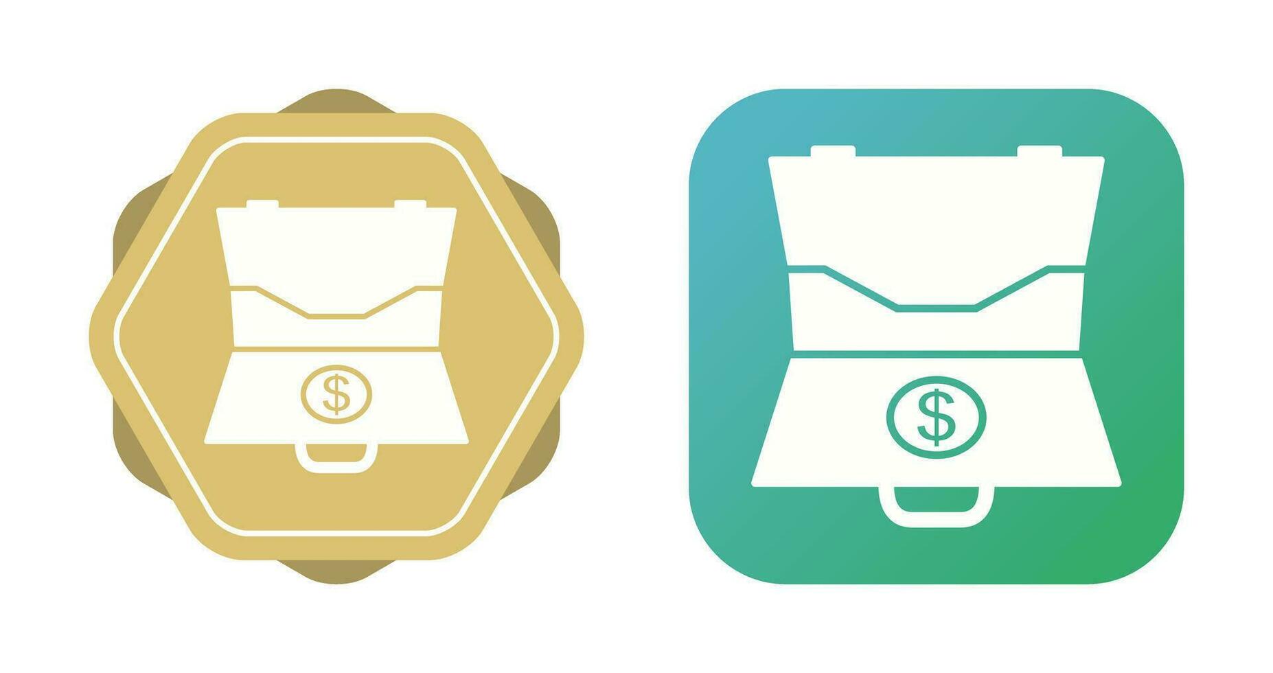 Dollar Briefcase Vector Icon