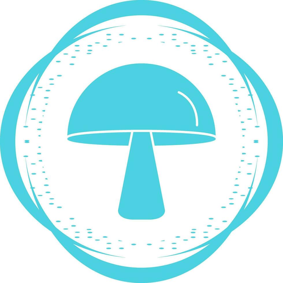 Single Mushroom Vector Icon