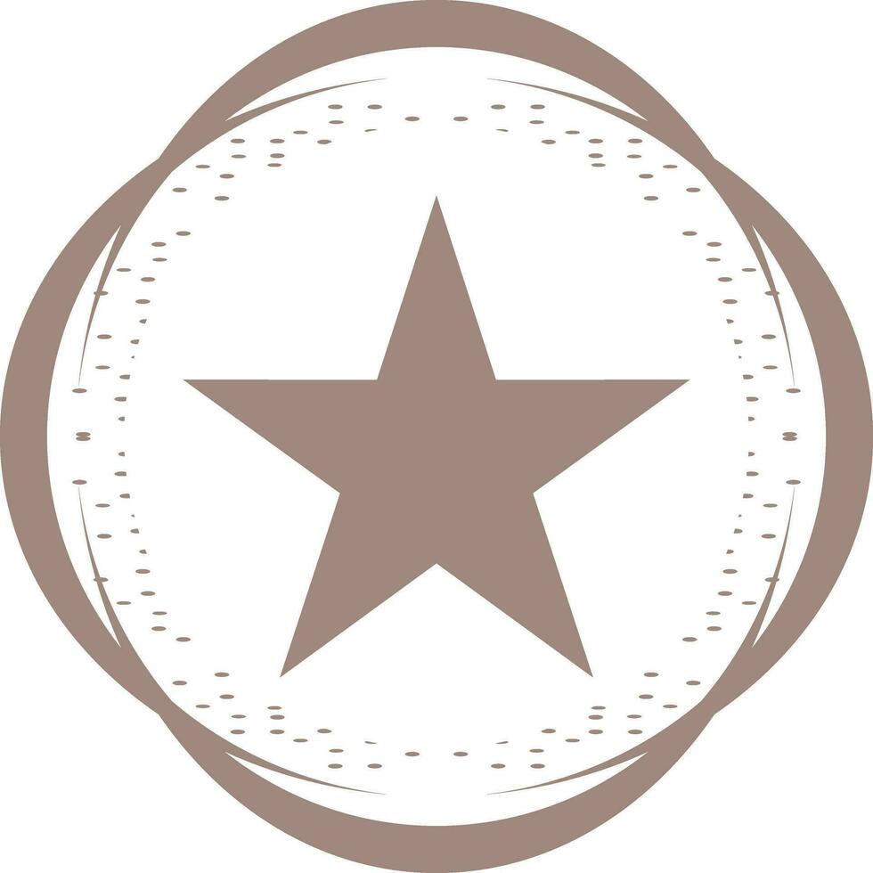 icono de vector de estrella