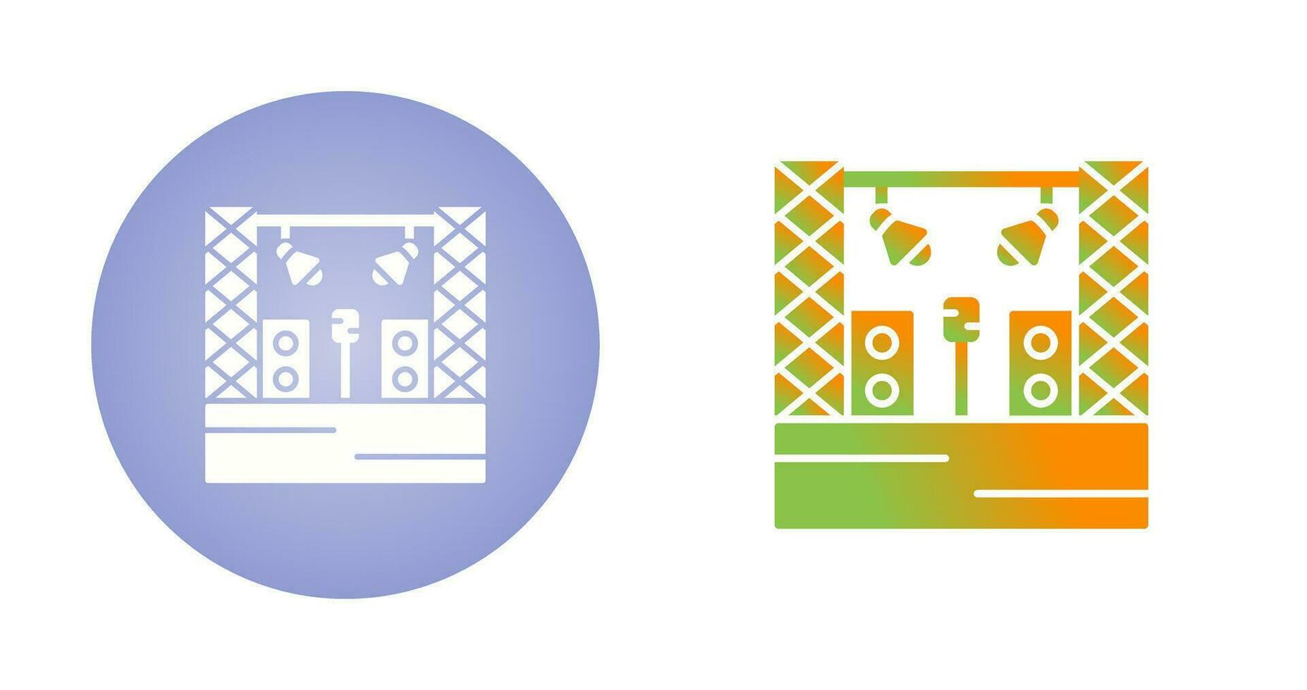 Stage Vector Icon