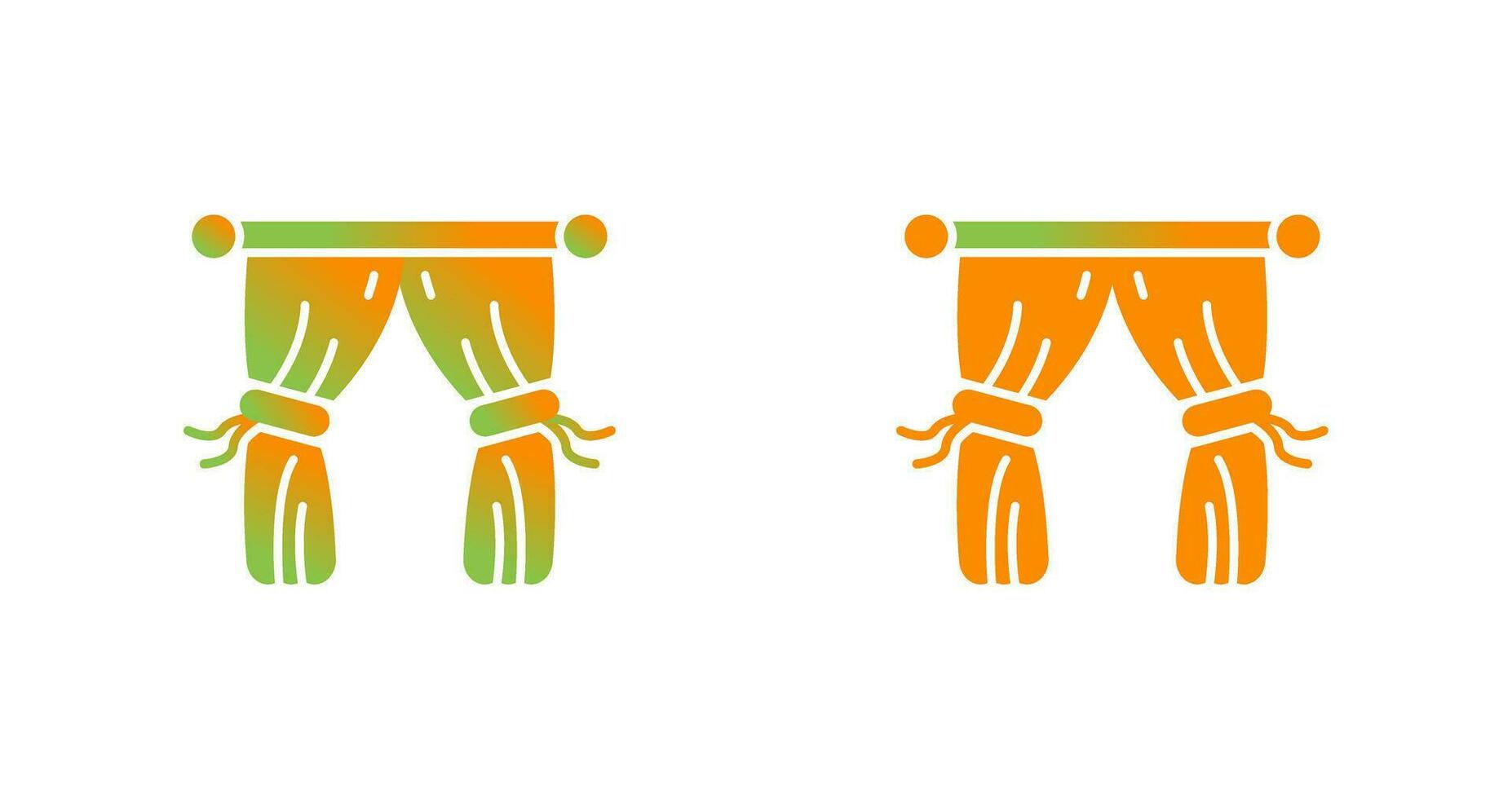 Curtains Vector Icon