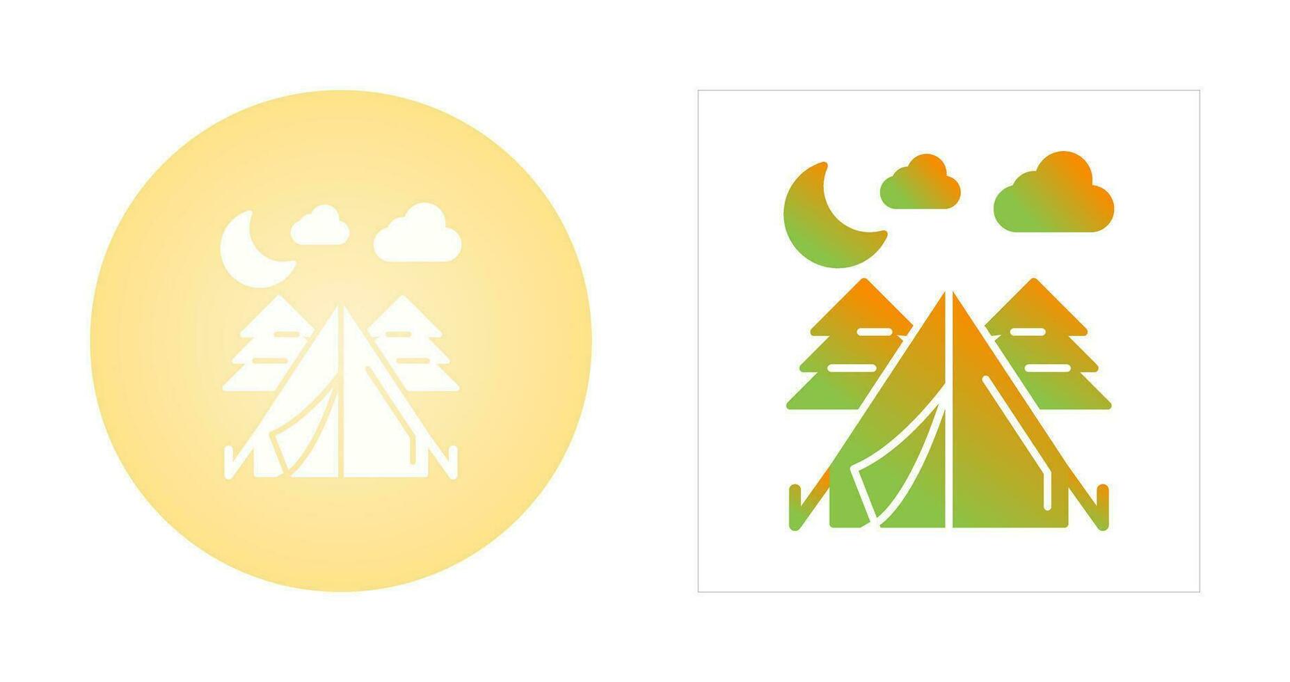 Tent Vector Icon