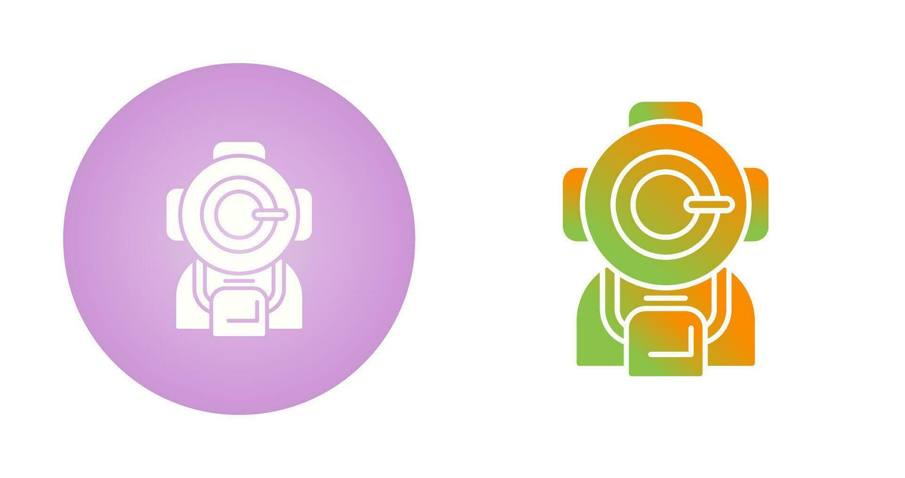 Diving Helmet Vector Icon