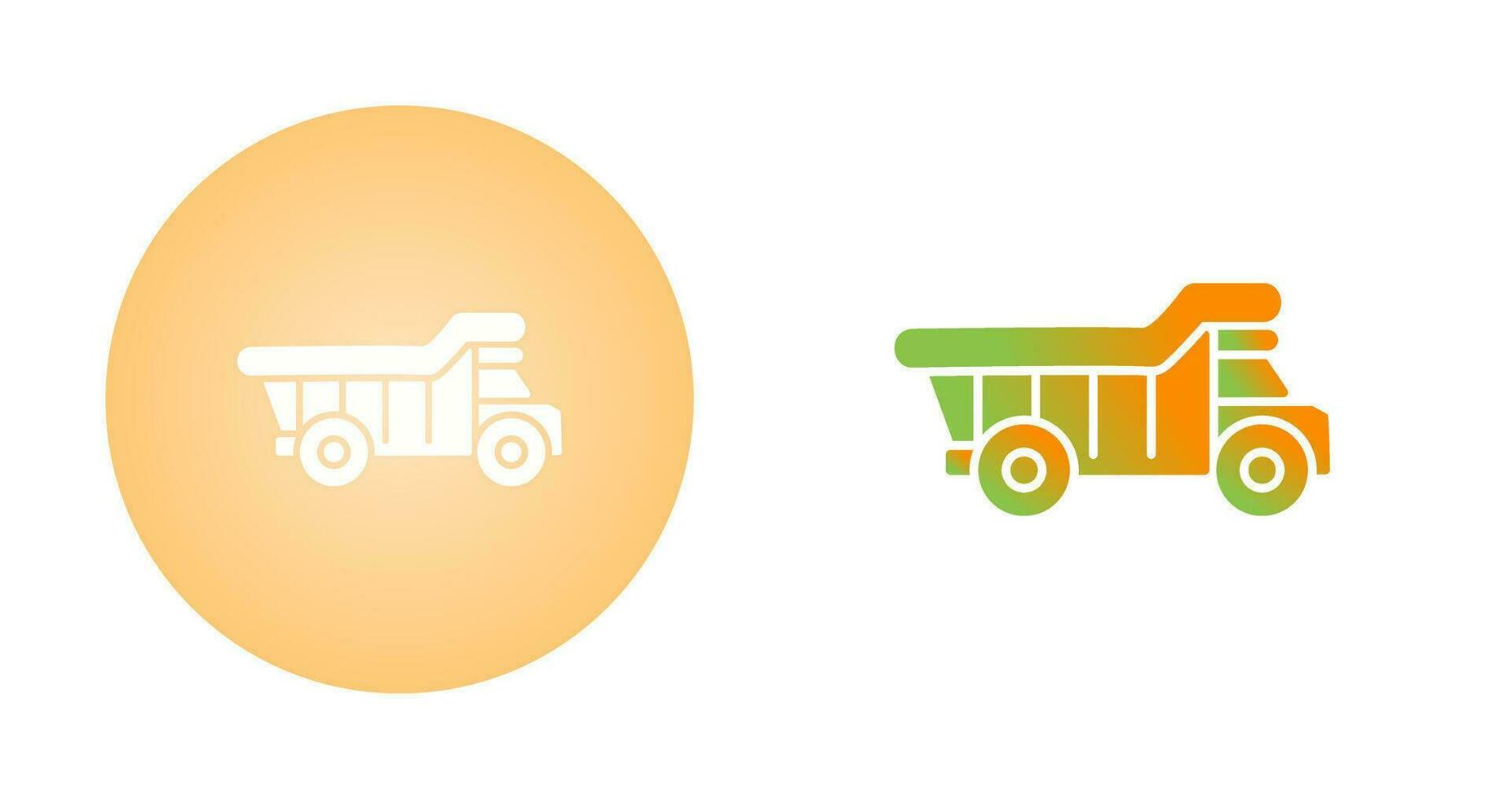 Dump Truck Vector Icon