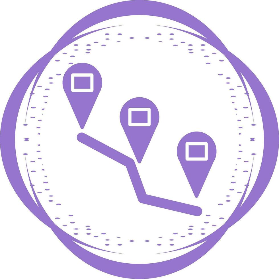 Reaching Destination Vector Icon