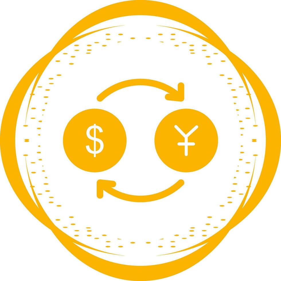 Dollar to Yen Vector Icon