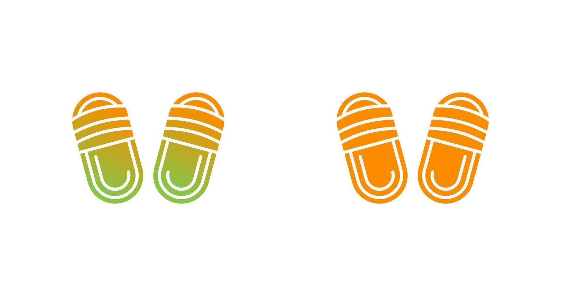 Slippers Vector Icon