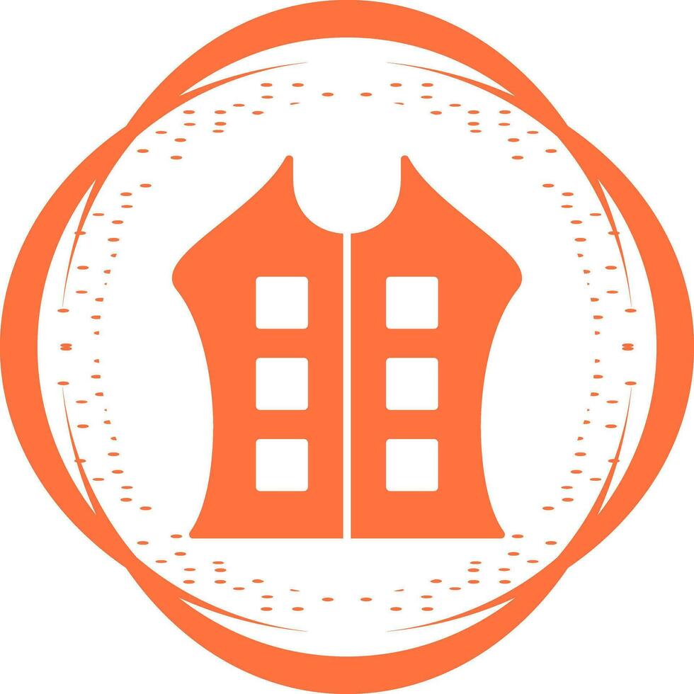 Bullet Proof Vest Vector Icon