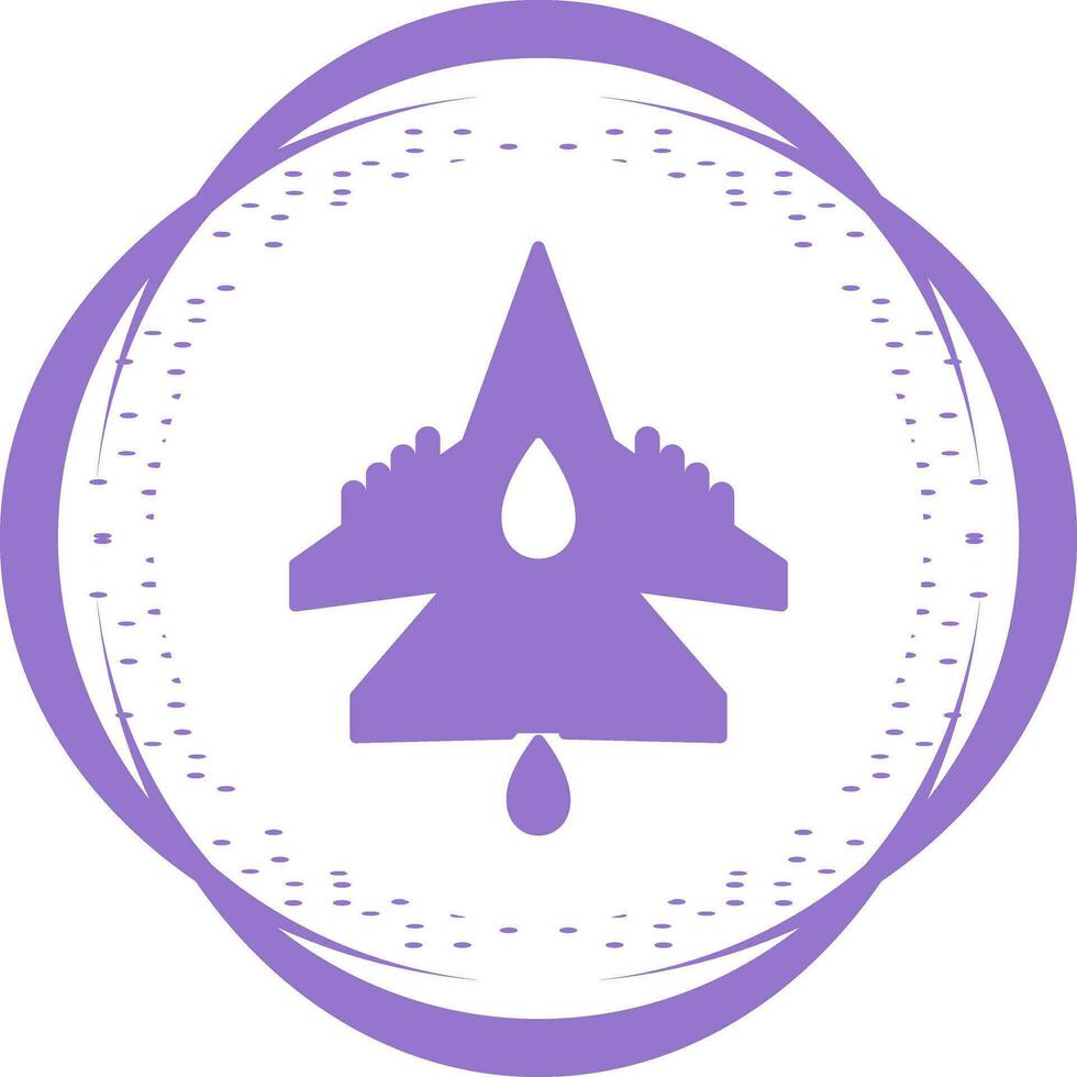 Fighter Jet Vector Icon