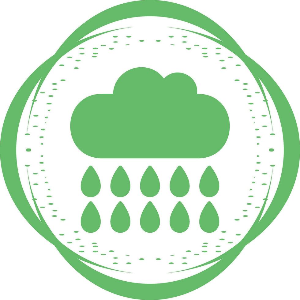 icono de vector de lluvia