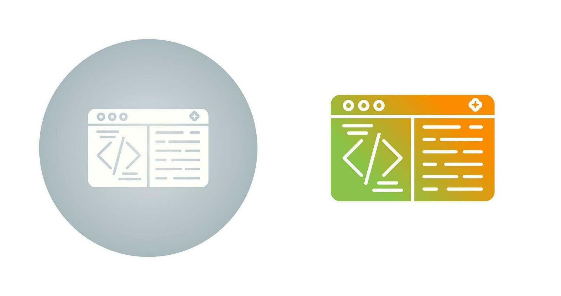 icono de vector de codificación