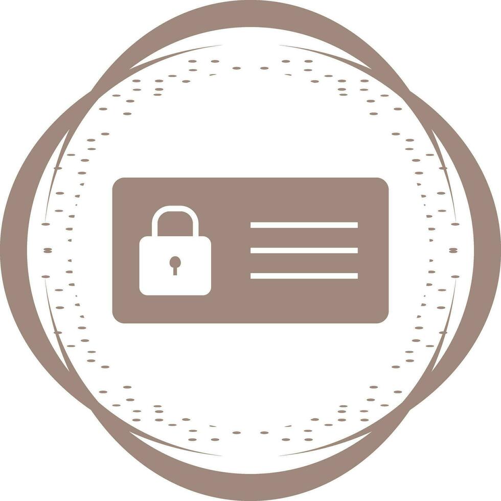 Protected Card Vector Icon