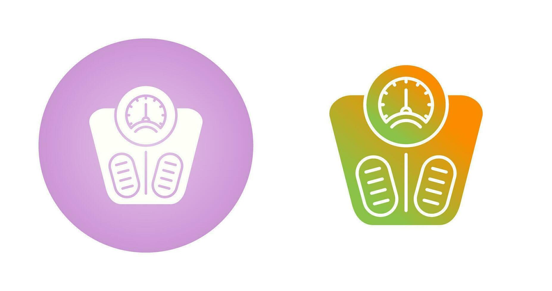 Weight Scale Vector Icon