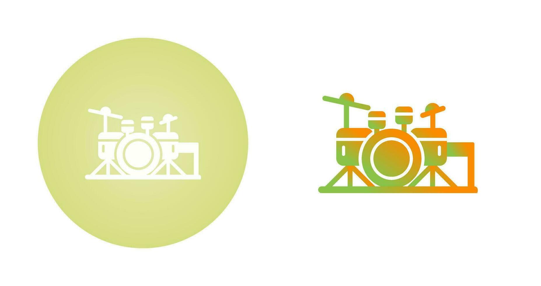 Drum Set Vector Icon