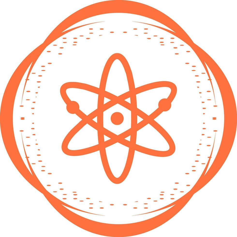 Atomic Structure Vector Icon