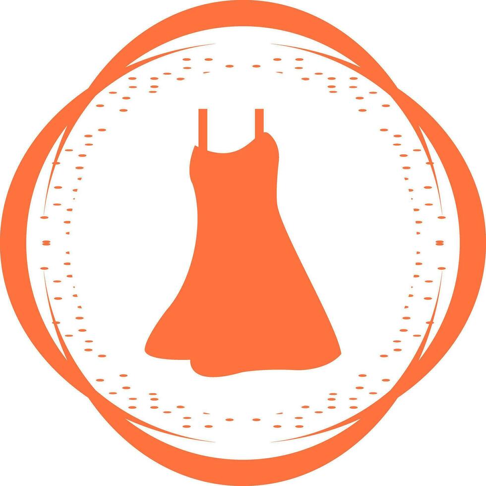 icono de vector de vestido de noche