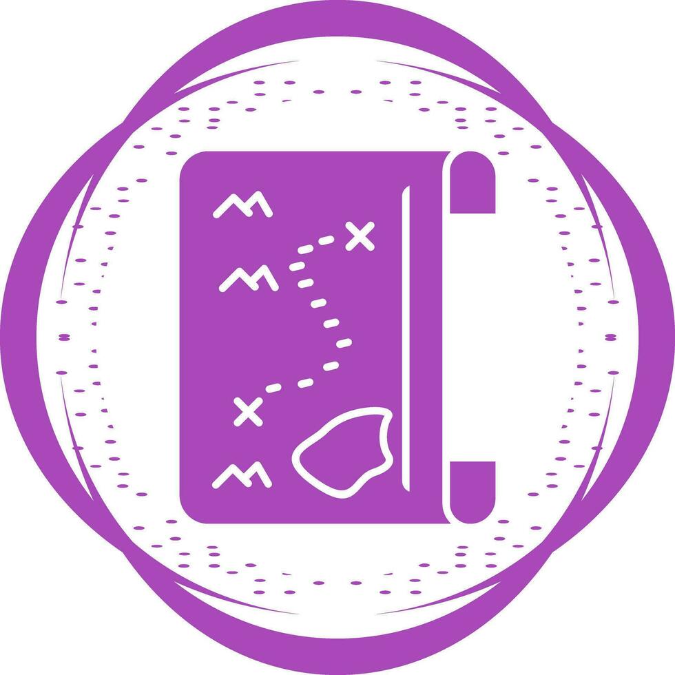 Pirate Map Vector Icon