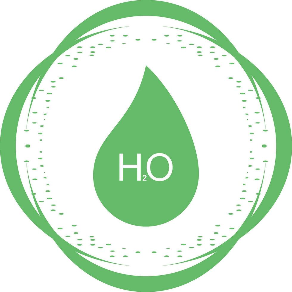 H2O Vector Icon