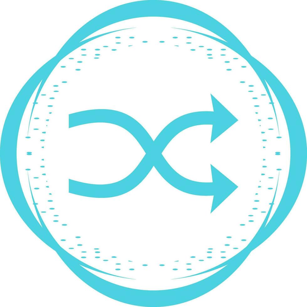 Shuffle Vector Icon