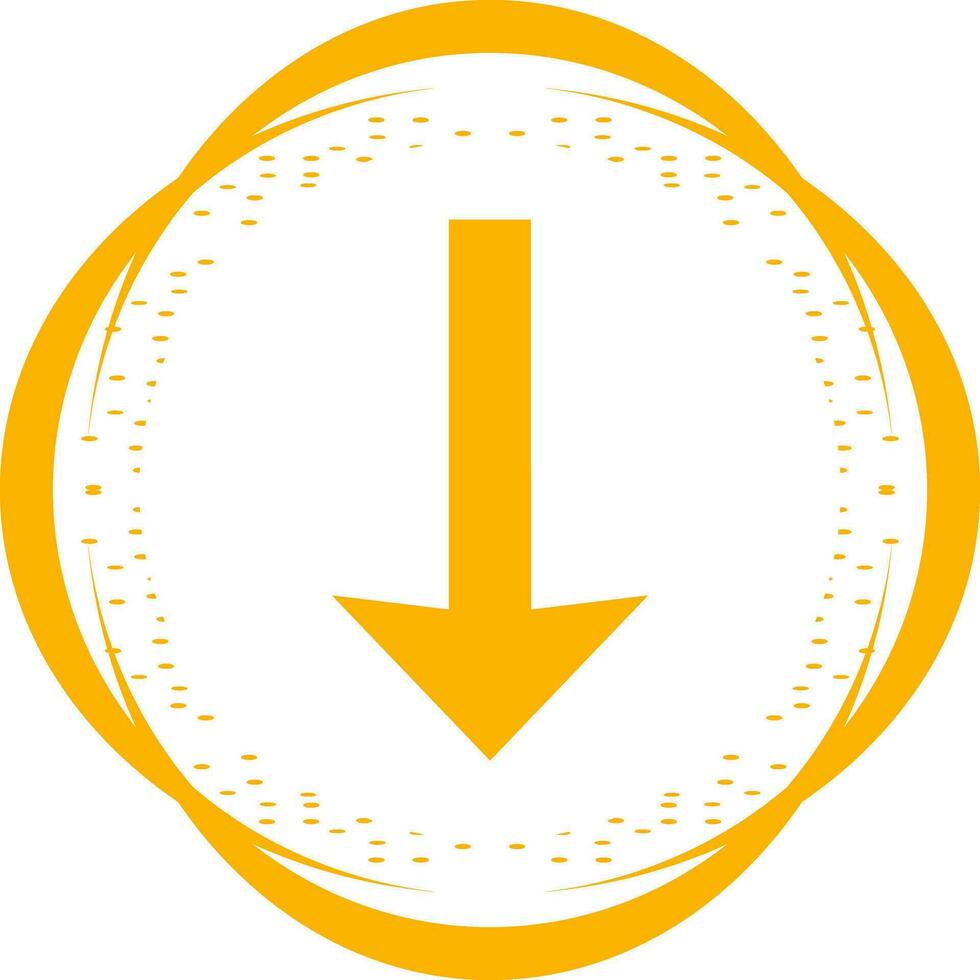 Down Vector Icon