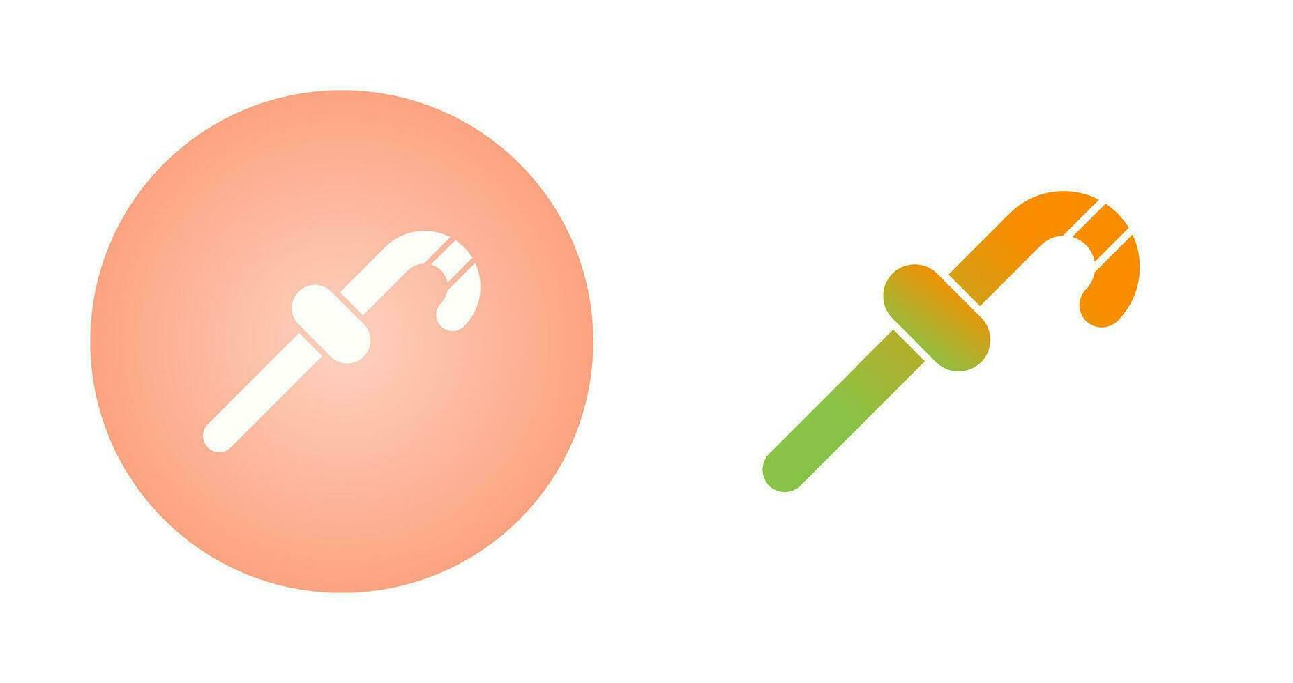 Walking Stick Vector Icon