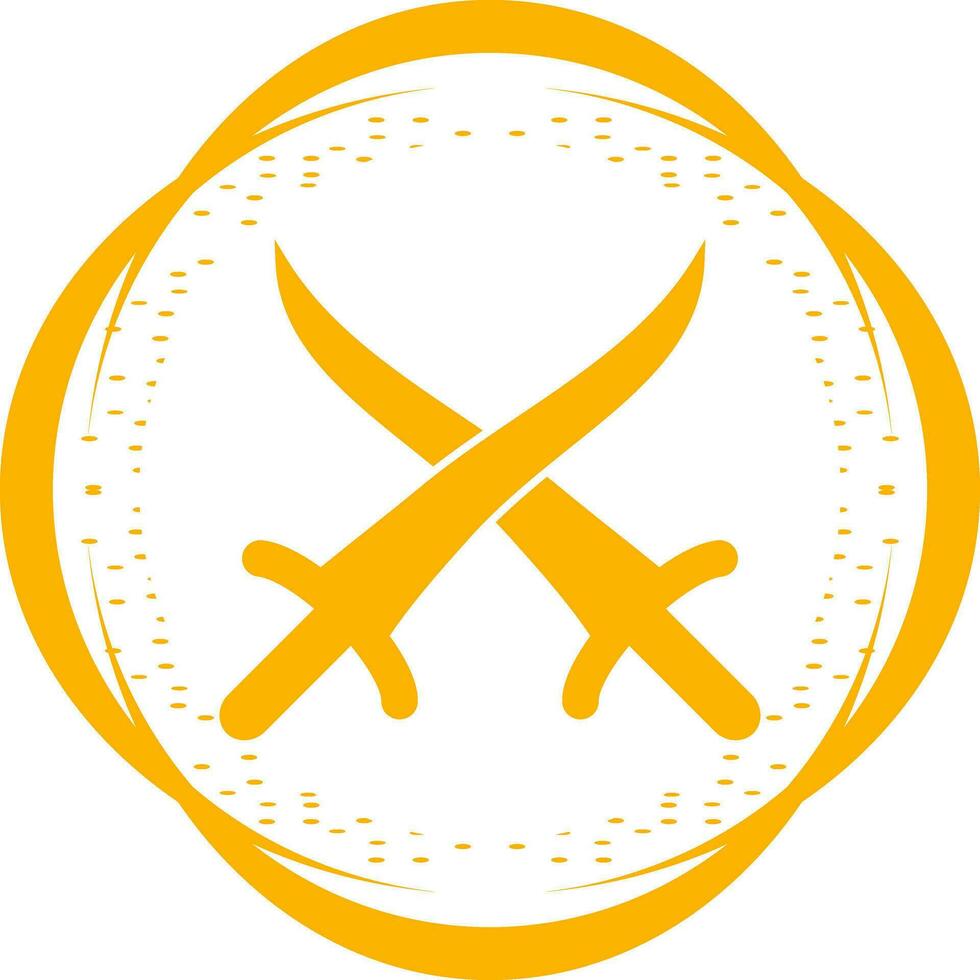 Sword Fighting Vector Icon