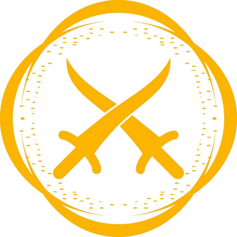 Sword Fighting Vector Icon