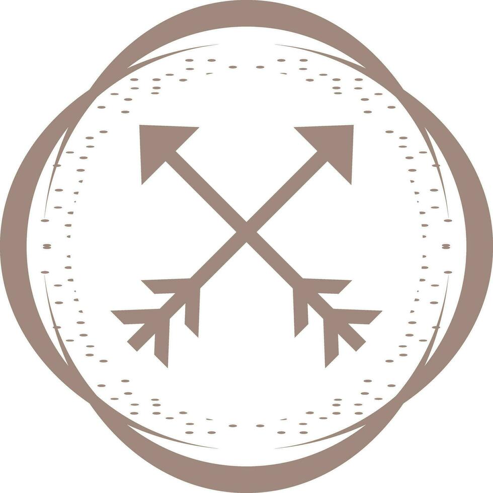 Two Arrows Vector Icon