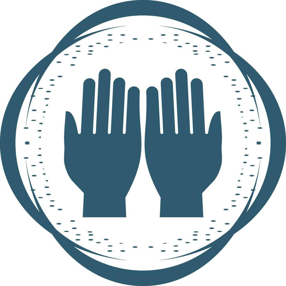 Praying Hands Vector Icon