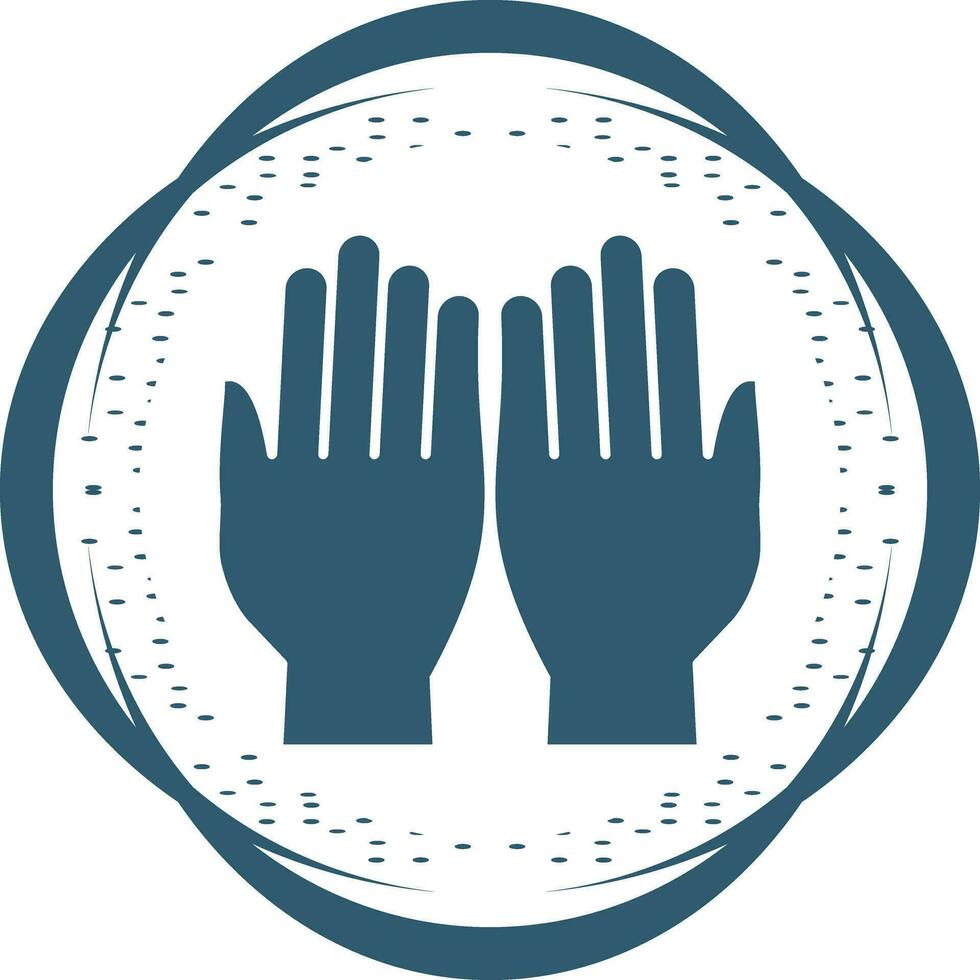 Praying Hands Vector Icon