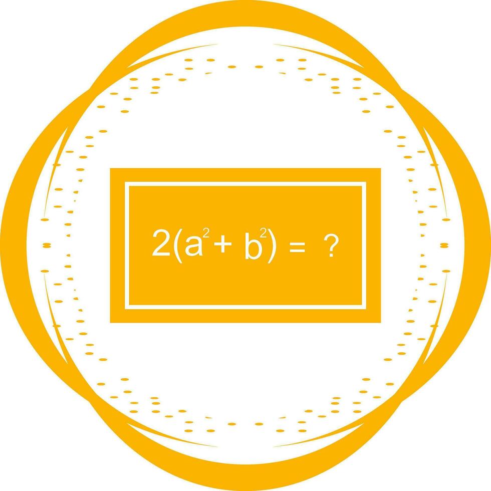 Solving Formula Vector Icon