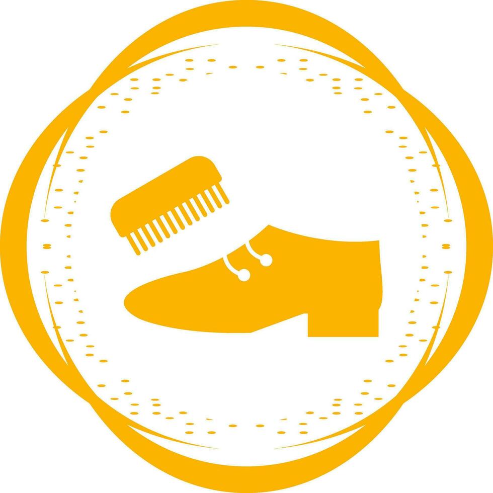 Shoe Polishing Vector Icon